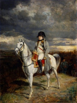 ジャン・ルイ・エルネスト・メソニエ Painting - 1814年のナポレオン1世 エルネスト・メッソニエ・アカデミック